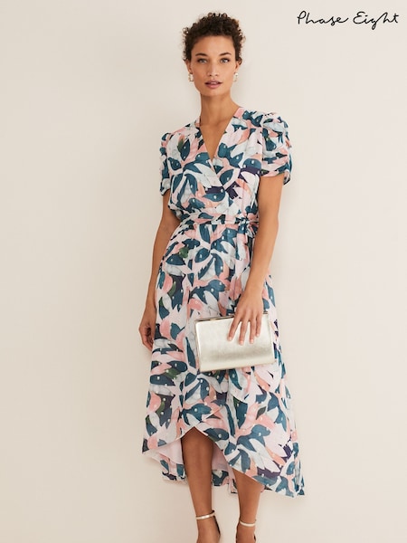 Phase Eight Natural Averie Floral Dress (C64628) | €71