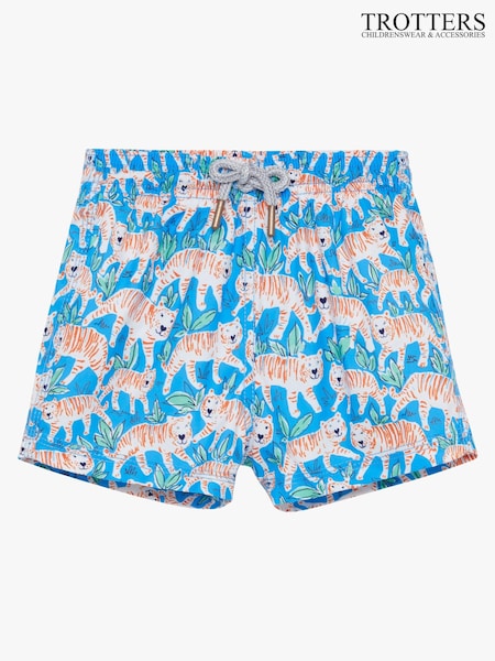 Trotters London Little Blue Tiger Swimshorts (C64777) | €25