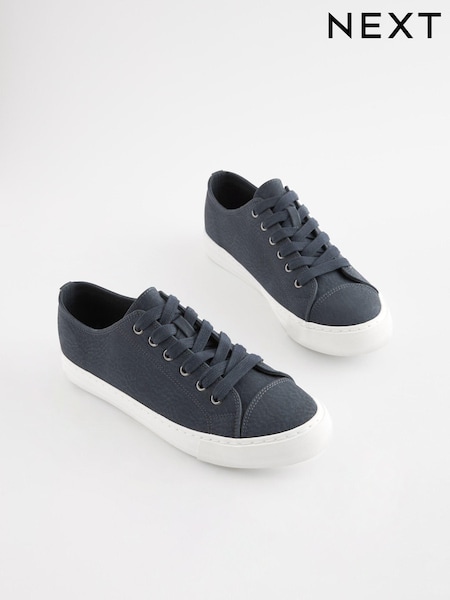 Темно-синий - Forever Comfort® Patent Baseball Trainers (C65482) | €28