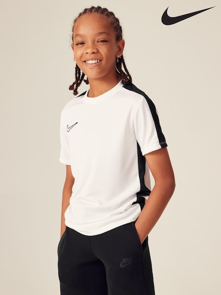 Nike White Dri-FIT Academy Training T-Shirt (C65550) | €11