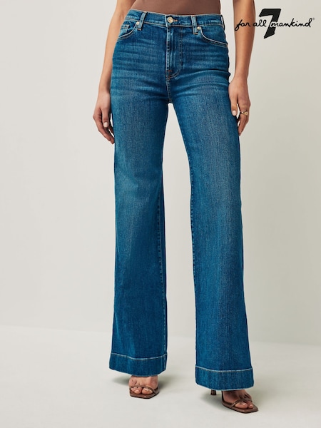 7 For All Mankind Blue Dojo Soho Wide-Leg Jeans (C66302) | 354 €