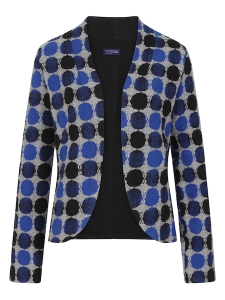 ლურჯი - Hot Squash Blue Textured Office Blazer