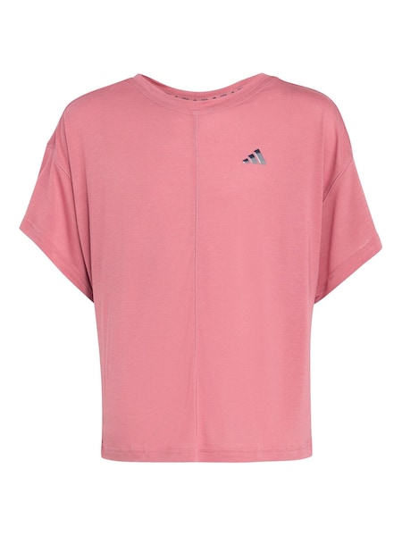 adidas Pink Junior Yoga AEROREADY Loose T-Shirt (C67630) | €12.50