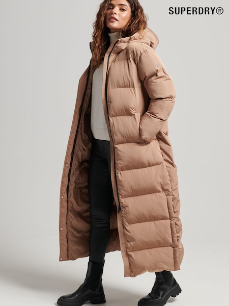 Superdry Woodsmoke Studios Super Long Duvet Puffer Coat (C70158) | €83