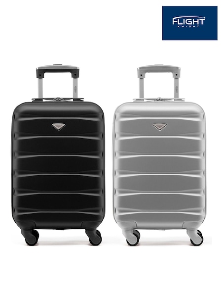 Flight Knight EasyJet Overhead 55x35x20cm Hard Shell Cabin Carry On Case Suitcase Set Of 2 (C70181) | €118