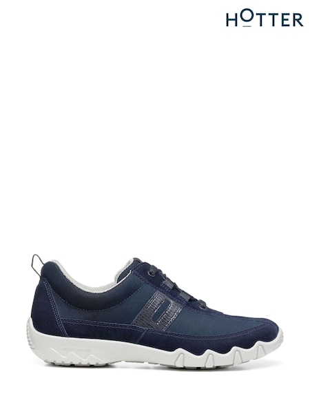 Hotter Blue Regular Fit Leanne II Lace-Up Trainers (C70440) | €136