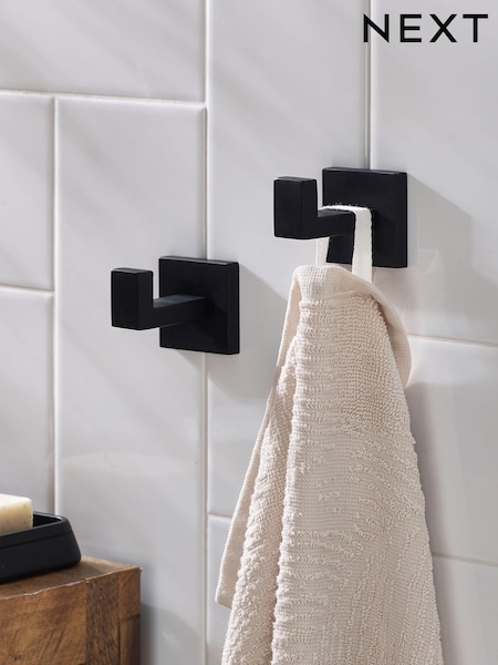 Black Wall Mount Hooks (C70879) | €11