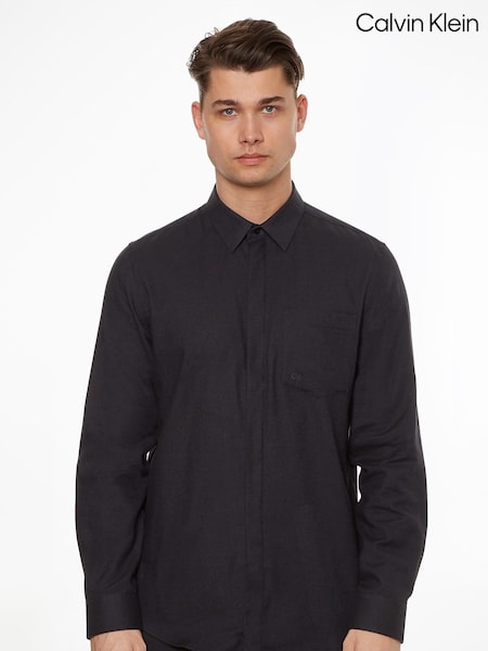 Calvin Klein Black Flannel Shirt (C71330) | €66