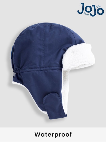 Marineblau/blau - Jojo Maman Bébé Bequeme, wasserfeste Mütze (C71478) | 31 €