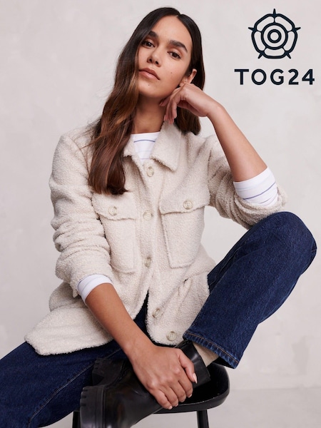 Tog 24 White Maxine Shacket (C71695) | $114