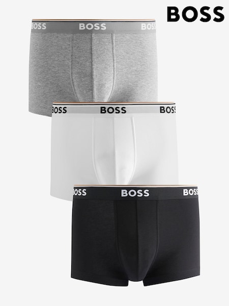 BOSS Black/Grey/White Power Boxers 3 Pack (C71717) | €60