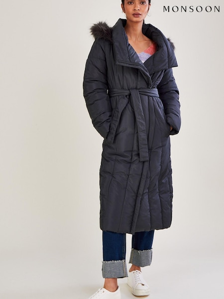 Monsoon Vera Vertical Stitch Padded Coat (C71741) | €102