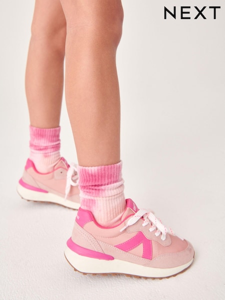 Pink Lace-Up Chunky Trainers (C71780) | €15 - €19