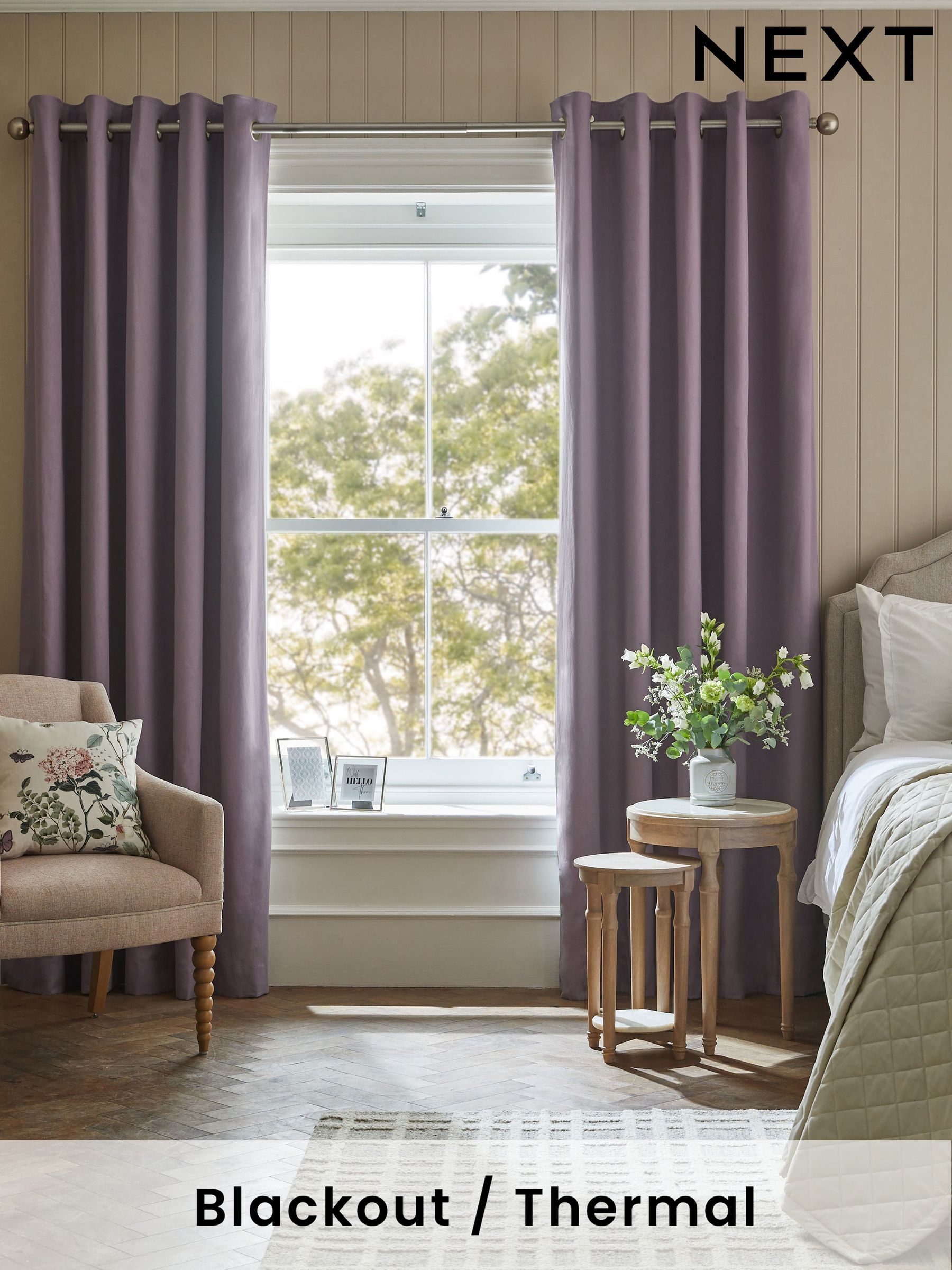 Eyelet Curtains Blackout Lined Eyelet Curtains Next