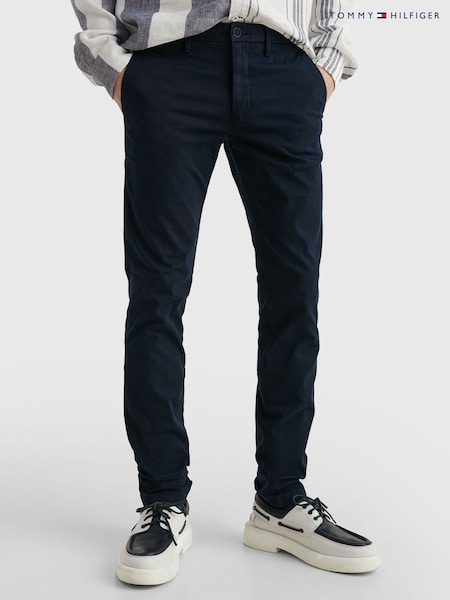 Tommy Hilfiger Blue Dark Slim Bleecker Flex Chinos (C72344) | €156