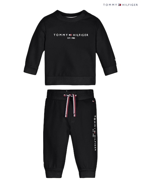 Tommy Hilfiger Black Essential Baby 2 Piece Set (C72877) | €99