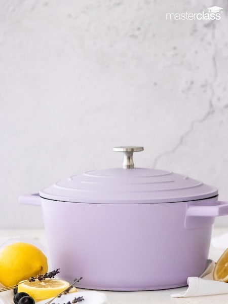 Masterclass Purple Cast Aluminium 2.5 L Casserole Lav Pot (C73127) | €64