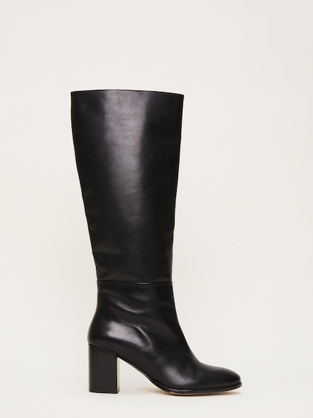 Phase Eight Black Casual Knee High Boots (C73433) | €102