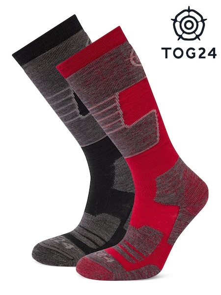 Tog 24 Black Linz Ski Socks 2 Pack (C74197) | €51