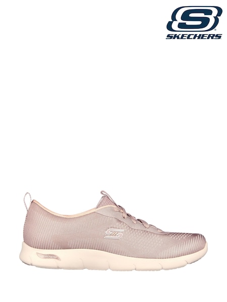 Marrón - Skechers Arch Fit Refine Classy Doll Womens Trainers (C74723) | 123 €