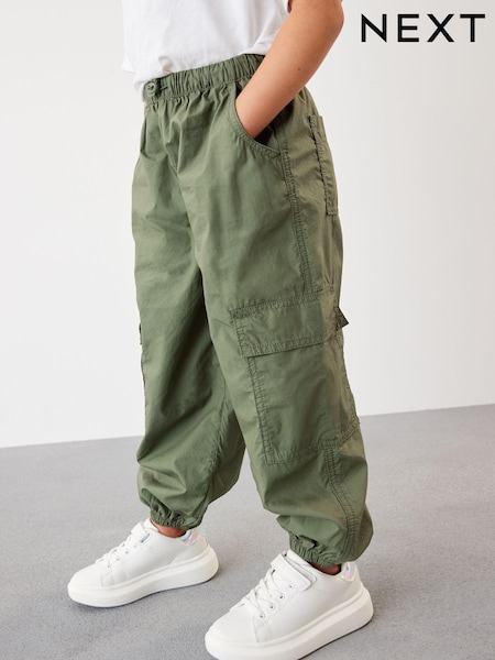 Зеленый хаки - Parachute Cargo Cuffed Trousers (3-16yrs) (C76187) | €9 - €12