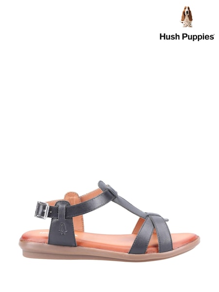 Hush Puppies Black Kate T-Bar Sandals (C76272) | € 48