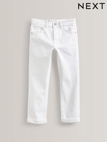 White Regular Fit Stretch Jeans (3-17yrs) (C76537) | €19 - €26