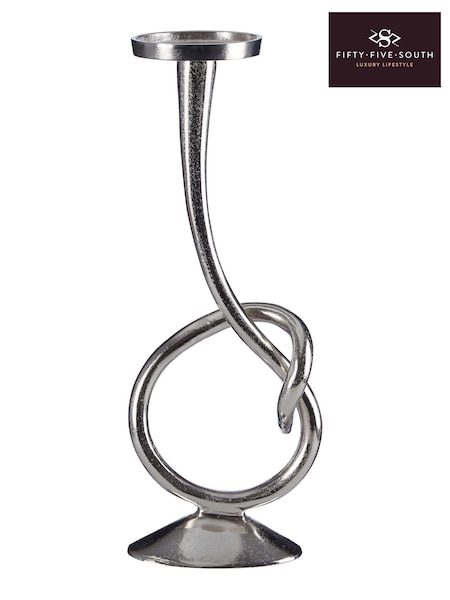 Fifty Five South White Twist Candle Holder (C76626) | kr728