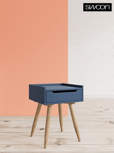 Swoon Blue Southwark Bedside Table (C76785) | €175
