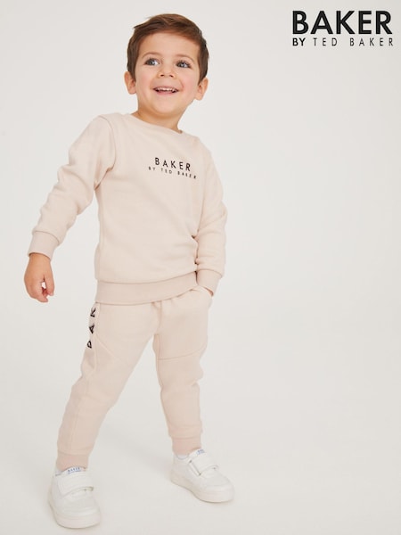 Baker by Ted Baker 100% Cotton Sweatshirt & Joggers Set (C76839) | AED209 - AED227