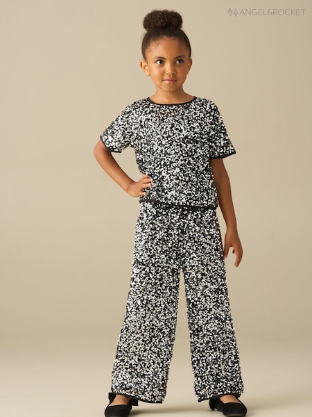 Silver - Angel & Rocket Leona Sequin Trousers