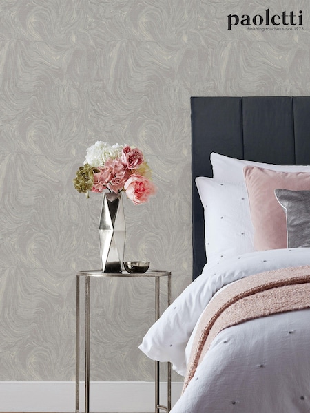 Riva Paoletti Marble Metallic Vinyl Wallpaper (C77577) | ‏111‏₪