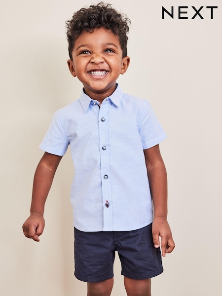 Blau - Trimmed Oxford Shirt (3mths-7yrs) (C77592) | 5 € - 6 €