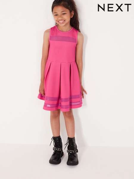 Hot Pink - Occasion Scuba Dress (1.5-16yrs) (C78237) | 13 € - 18 €
