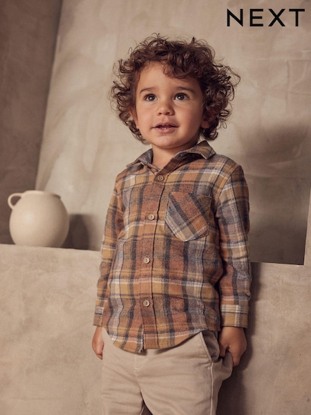 Rjava - Long Sleeve Check Shirt (3mths-7yrs) (C78996) | € 10 - € 11
