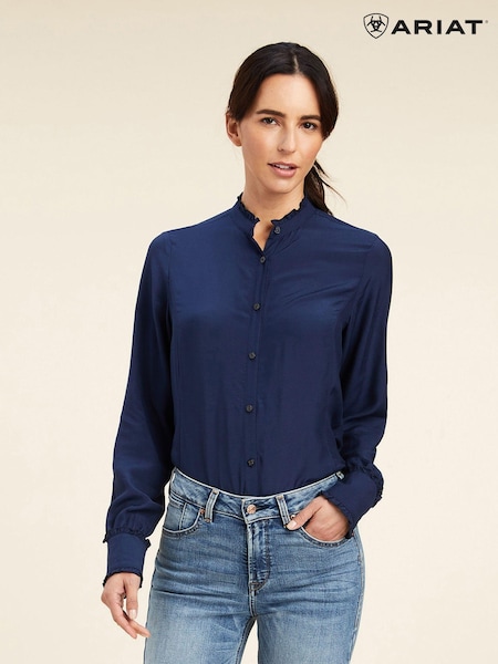 Ariat Blue Clarion Blouse (C79190) | €69