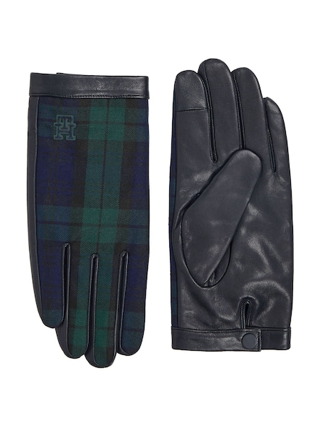 Tommy Hilfiger Leather Black Gloves (C79501) | €53