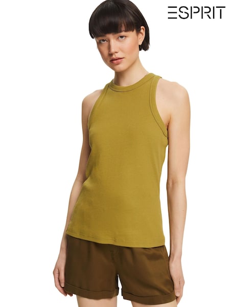 Esprit Green Ribbed Vest Top (C79964) | €15