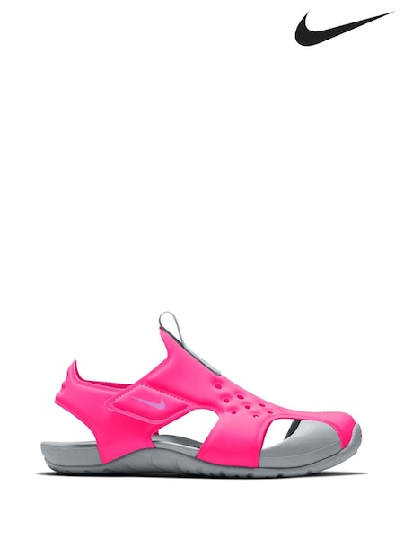 Nike Pink Sunray Protect Junior Sandals (C80406) | €18