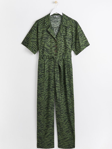 Oliver Bonas Green Sketched Jumpsuit (C80575) | €51