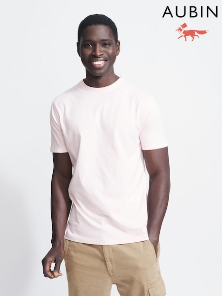 Aubin Cotton Crew Neck T-Shirt (C80846) | €42