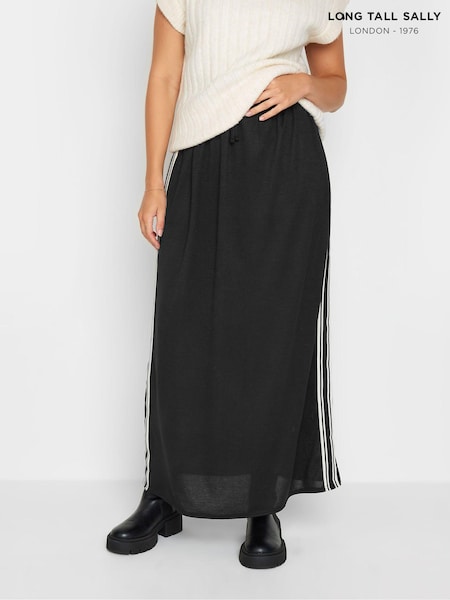 Long Tall Sally Black Stripe Panel Skirt (C81128) | €13