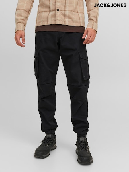 Черный - JACK & JONES Relaxed Fit Cargo Trousers (C81236) | €60