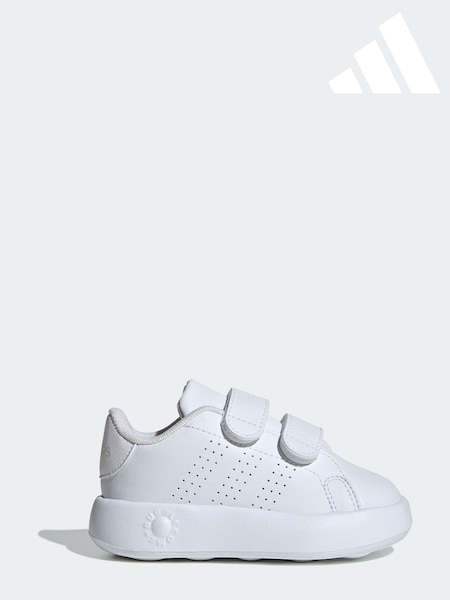 adidas White Kids Advantage Trainers (C82183) | R$ 245