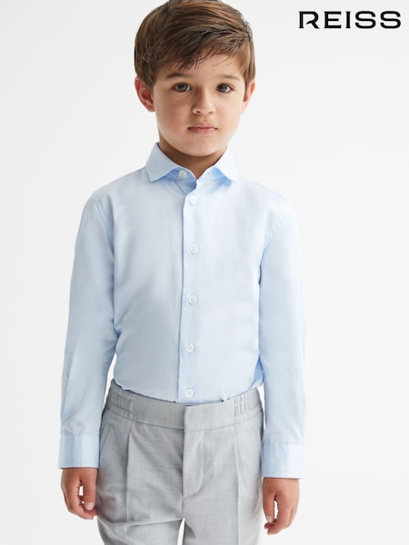 Reiss Soft Blue Remote Slim Fit Formal Shirt (C82710) | €43