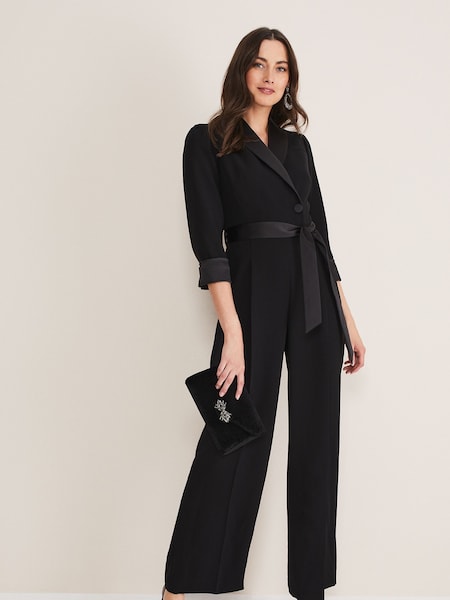 Phase Eight Black Tux Kylie Jumpsuit (C82954) | 985 QAR