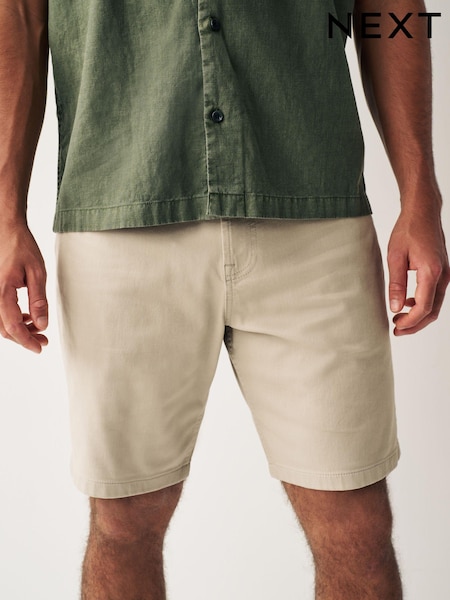 Bone Straight Motionflex 5 Pocket Chino Shorts (C83037) | €27