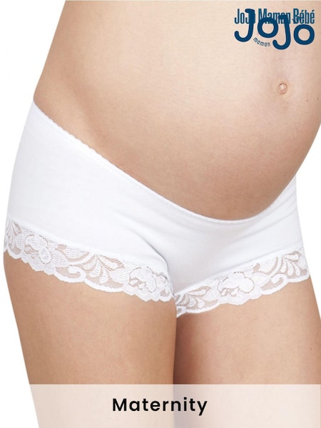 JoJo Maman Bébé Lace Trim Maternity Shorts 3 Pack (C83109) | 24 €