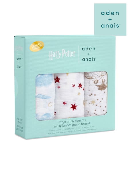 aden + anais Harry Potter iconic 100% Cotton Muslin Squares 3 Pack (C83171) | $33