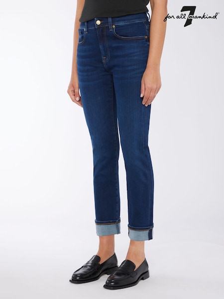 Relaxed Skinny Mid Rise Slim Illusion Blue Jeans (C83200) | €140